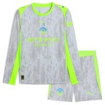 Günstige Fußballtrikots Manchester City Kinder 3rd trikot 2025-26 Langarm